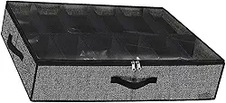 Organizador de Sapatos para Debaixo Da Cama, Bolsa Dobrável para Sapatos para Debaixo Da Cama, para O Guarda-roupa em Casa E No Dormitório