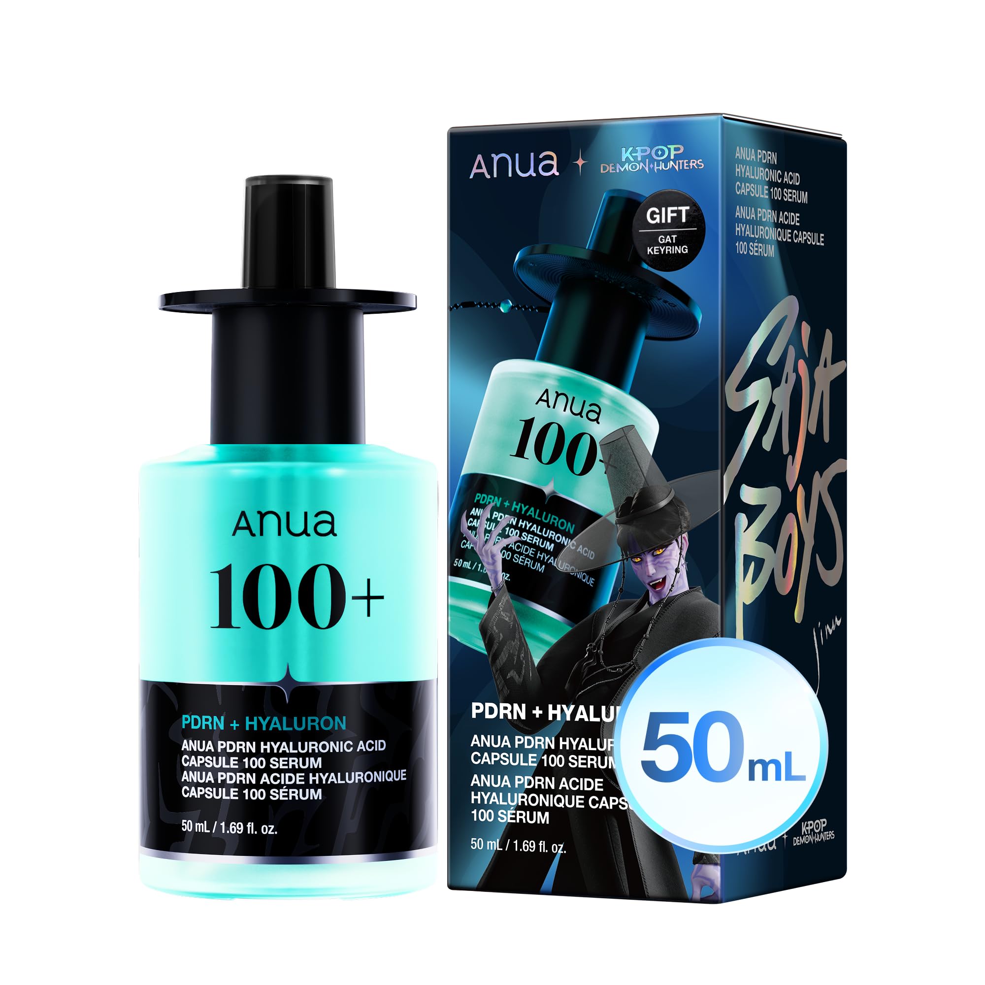 Anua Pdrn Hyaluron Capsule 100 Serum, Kpop Demon Hunters, 50ml – Ansicht 2