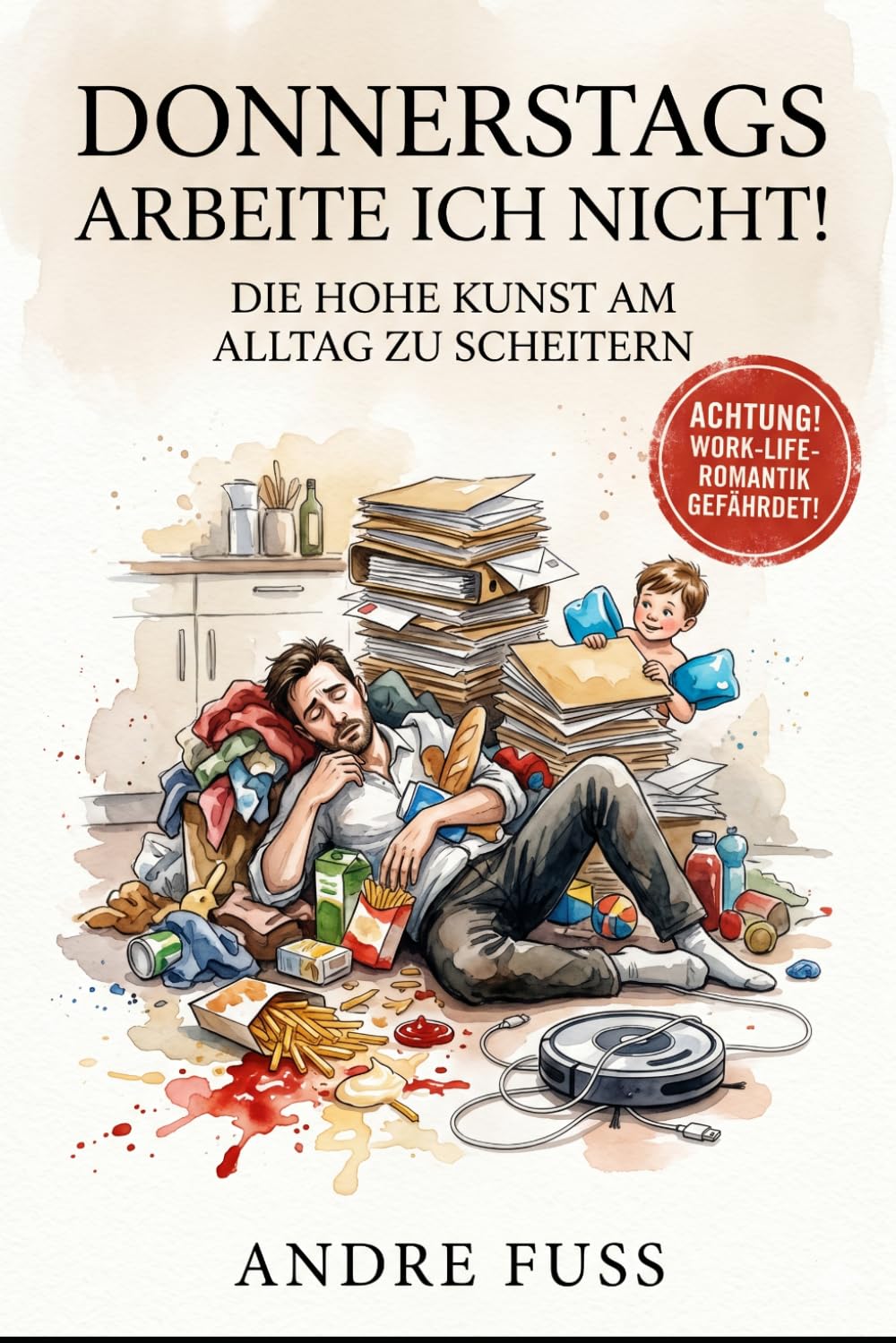 Donnerstags arbeite ich nicht: Die hohe Kunst am Alltag zu scheitern (Satirische Protokolle des Wahnsinns)
