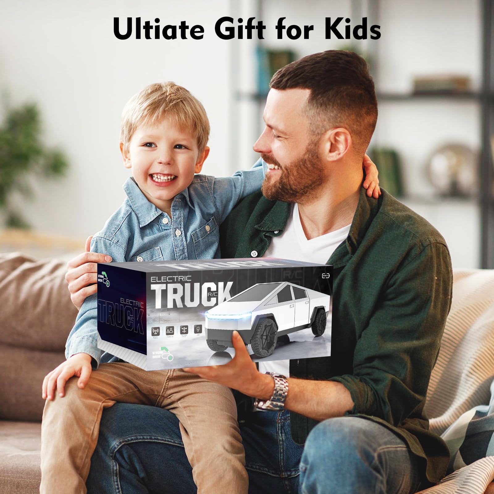 Layorslit Remote Control Car Toy, High Speed Remote Control Car with Light and Loadspace, 1:24 RC Car Toys, Electric Vehicle Toys for Kids, Gifts for Kids, Boys and Girls — view 7