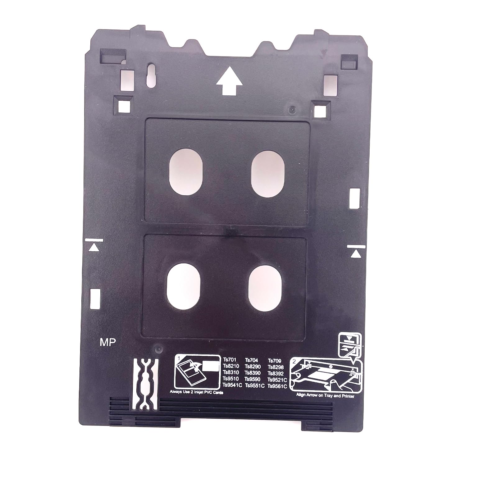 Vassoio per carta d'identità in PVC per stampanti Canon Pixma TS701 TS702 TS703 TS704 TS705 TS709 TS8220 TS8330 TS82xx, TS83xx e TS95xx (stampanti Canon MP/multifunzione a vassoio)