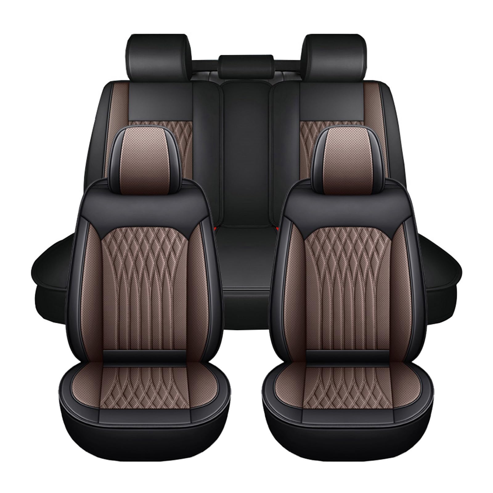 XLUMIOCar Seat Cover Set for KIA NIRO/e NIRO/NIRO Hybrid/NIRO PHEV SUV 2016-2023, 5 Seater Car Seat Cover Waterproof, Leather Car Seat Protector Cover, Car Seat Cover Comfortable Breathable