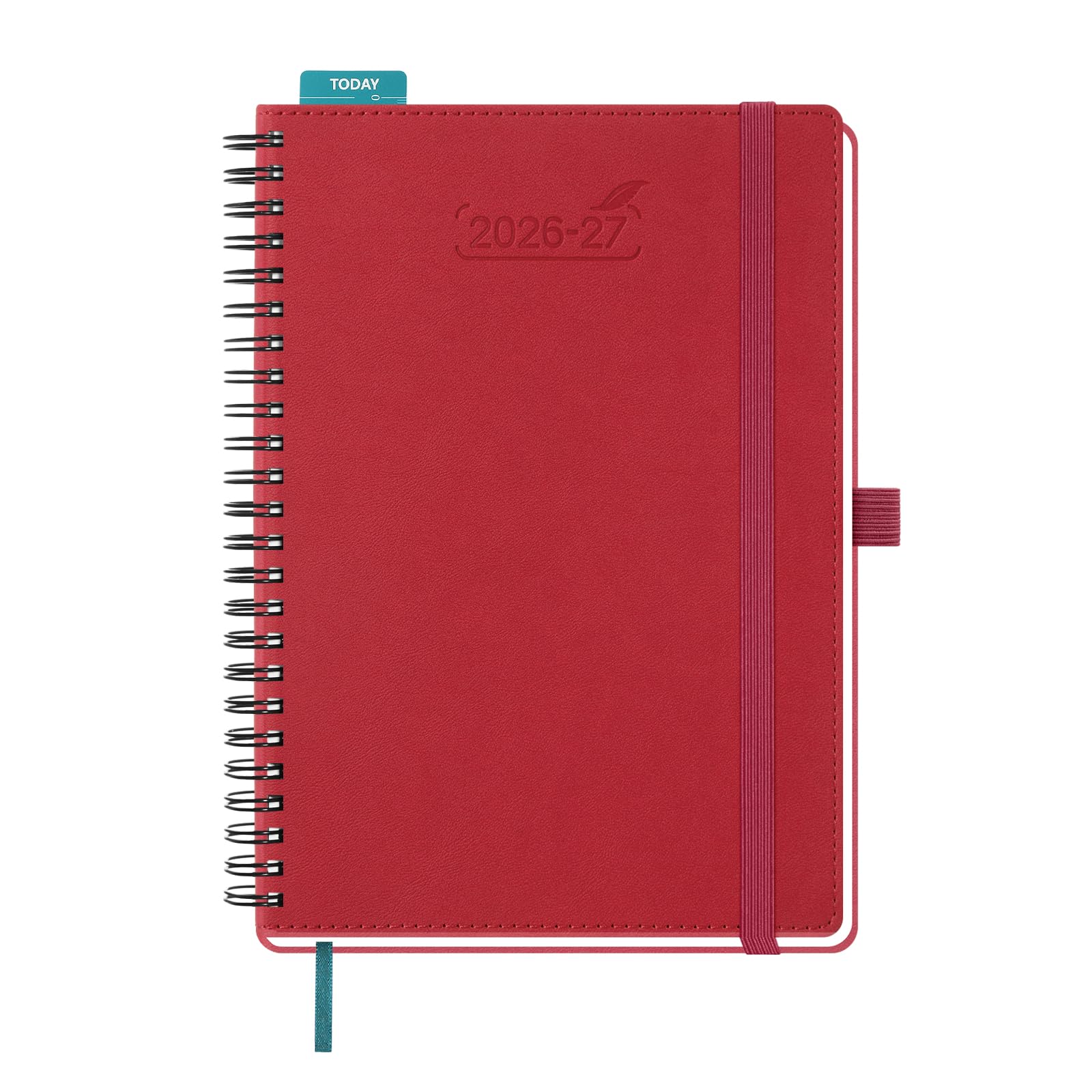 BEZEND Kalender 2026 Buchkaledner mit PU-Leder Softcover