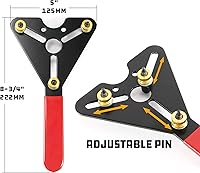 Vista 4 de Powerbuilt Kit de herramientas para quitar e instalar el embrague de aire acondicionado, removedor e instalador de embragues de compresor de CA