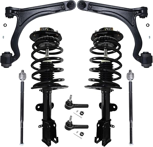 Miniatura 318 de Detroit Axle - Kit de puntales delanteros de 6 piezas para Chevrolet Aveo Aveo5 Pontiac G3 Wave, barra estabilizadora, varillas de acoplamiento