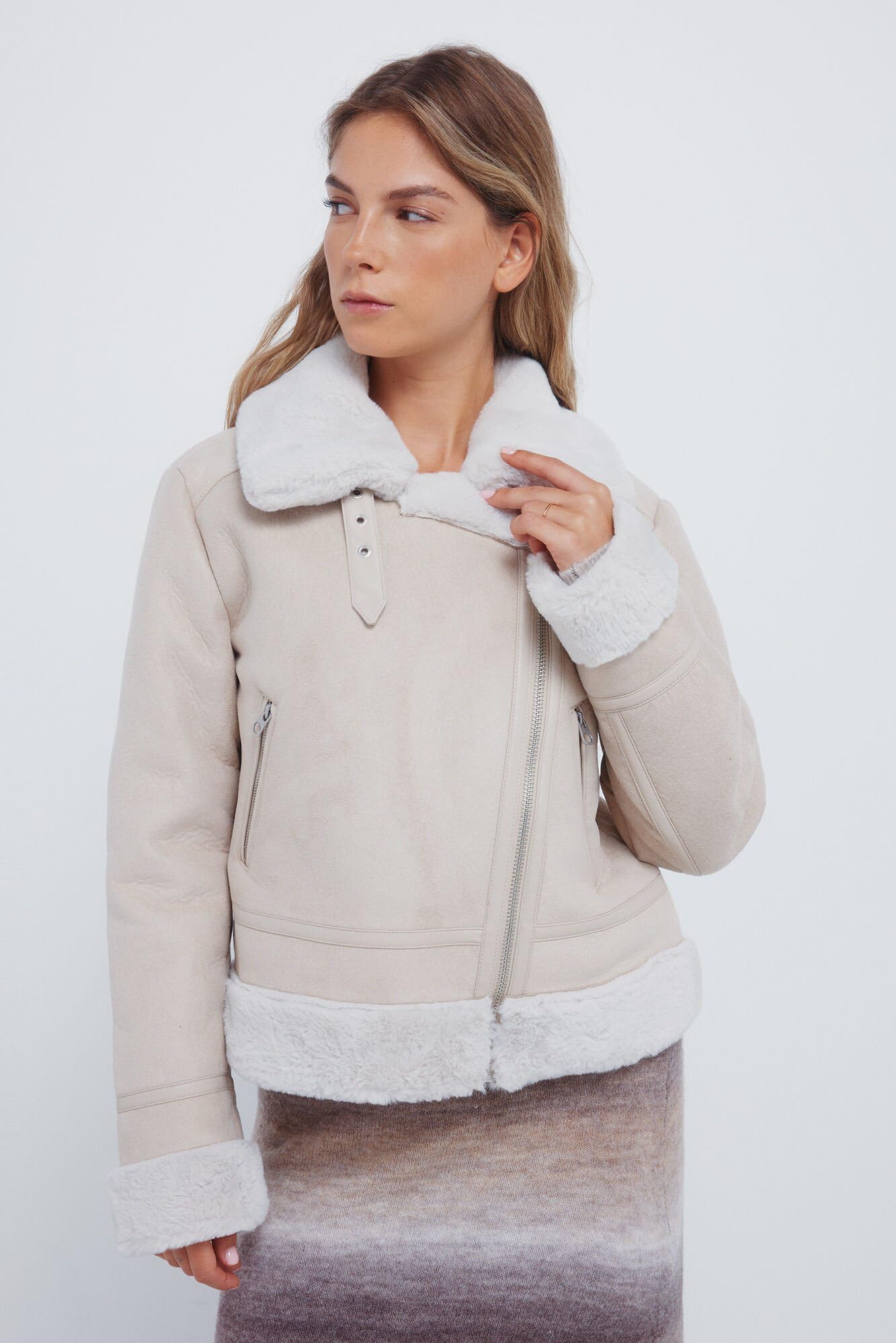 SPRINGFIELD Double Faced Biker Jacket SPORT JACKET Mujer