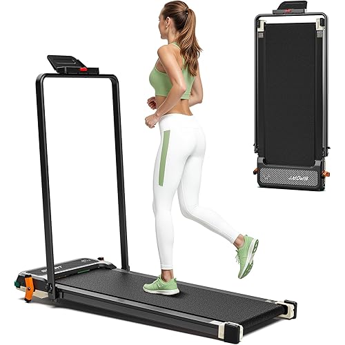 Dual Side Under Desk Treadmill, 2 in 1 Walking Pad Treadmill with Foot Massage Function, Walking Pad with Incline for Home/Office, Portable Treadmills with Remote Control LED Display