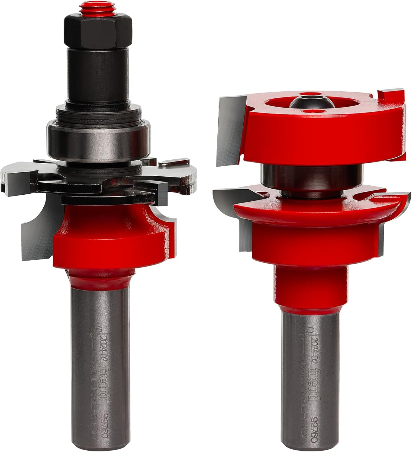 Freud 99-760: 1-11/16" (dia.) Premier Adjustable Rail & Stile Bit with 1/2" shank (round over), 3-3/4" overall length
