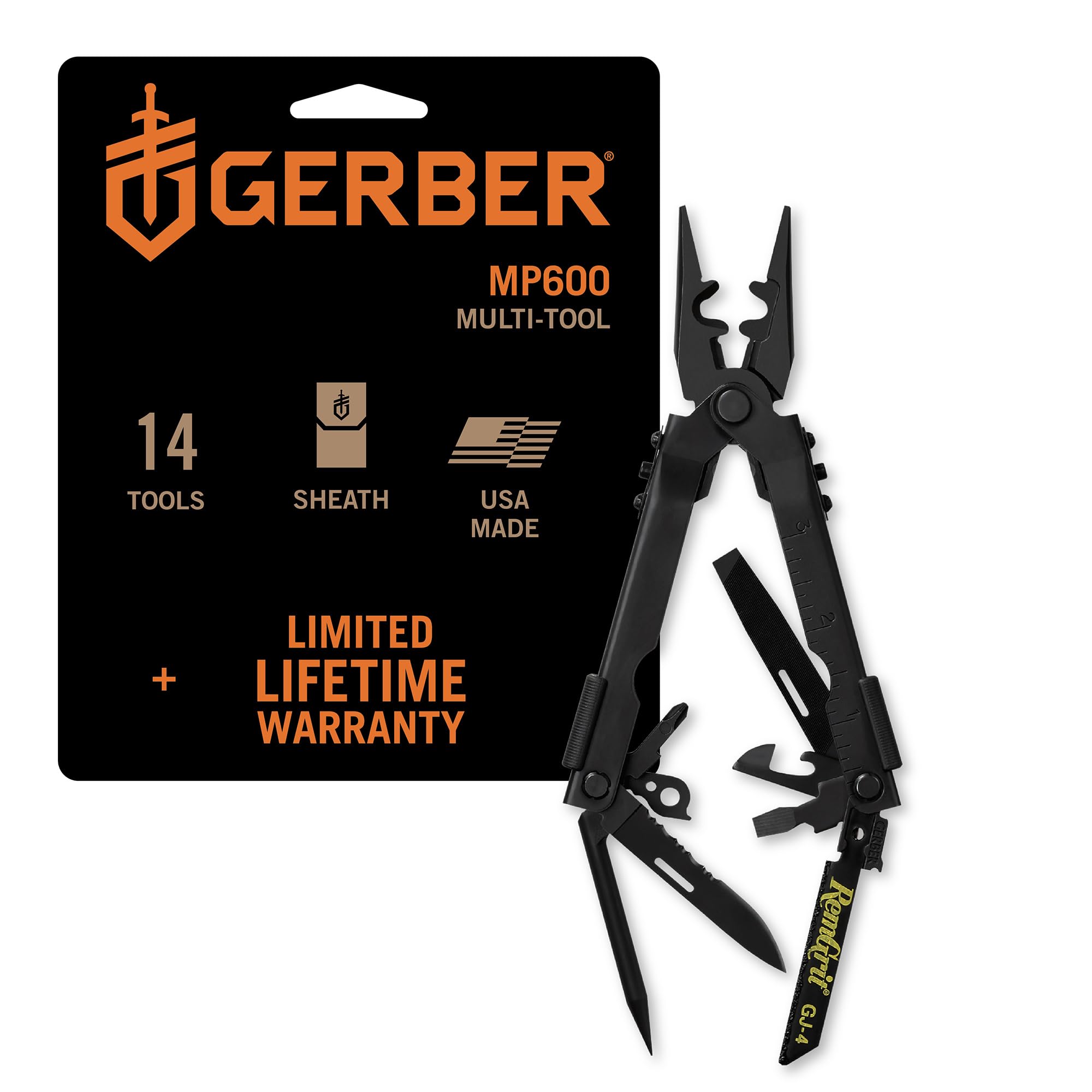 Gear 07400 Needle Nose Pliers Multitool Det Multi-Plier 600 With Blasting Cap Crimper