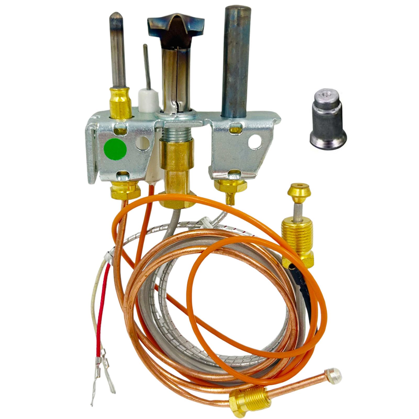 MENSI Kit d'assemblage de brûleur pilote naturel de rechange pour poêle et cheminée modèle 25660, 4021-732