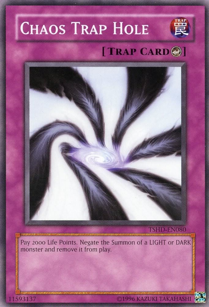 Amazon.com: Yu-Gi-Oh! - Chaos Trap Hole (TSHD-EN080) - The Shining