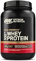 Vista 2 de Optimum Nutrition Gold Standard 100% proteína de suero en polvo, chocolate doble rico, 1.98 libras (el embalaje puede variar)