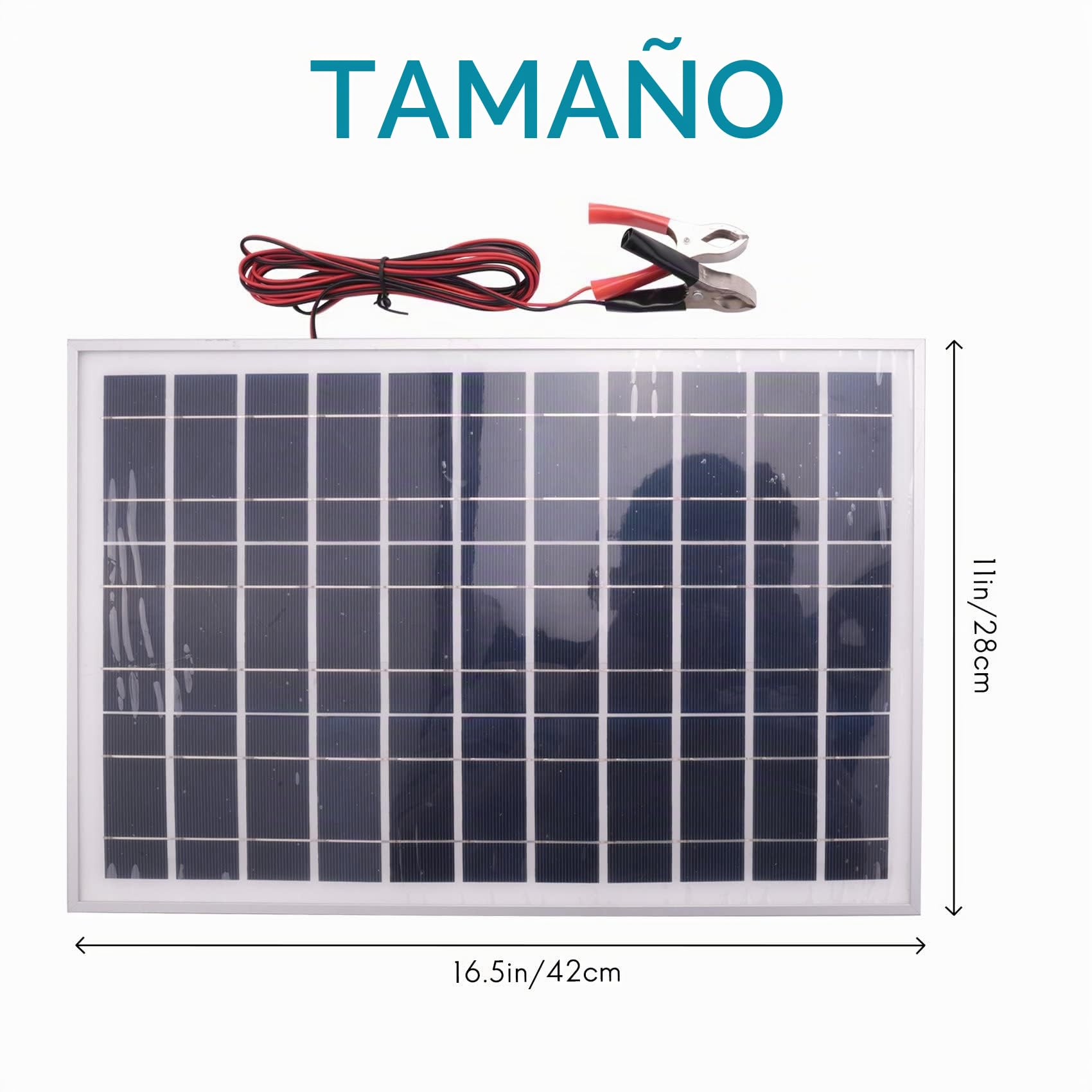 Cargador de BateríA Panel Solar de 30W 12V + Controlador 40A para RV Coche Casa Camping