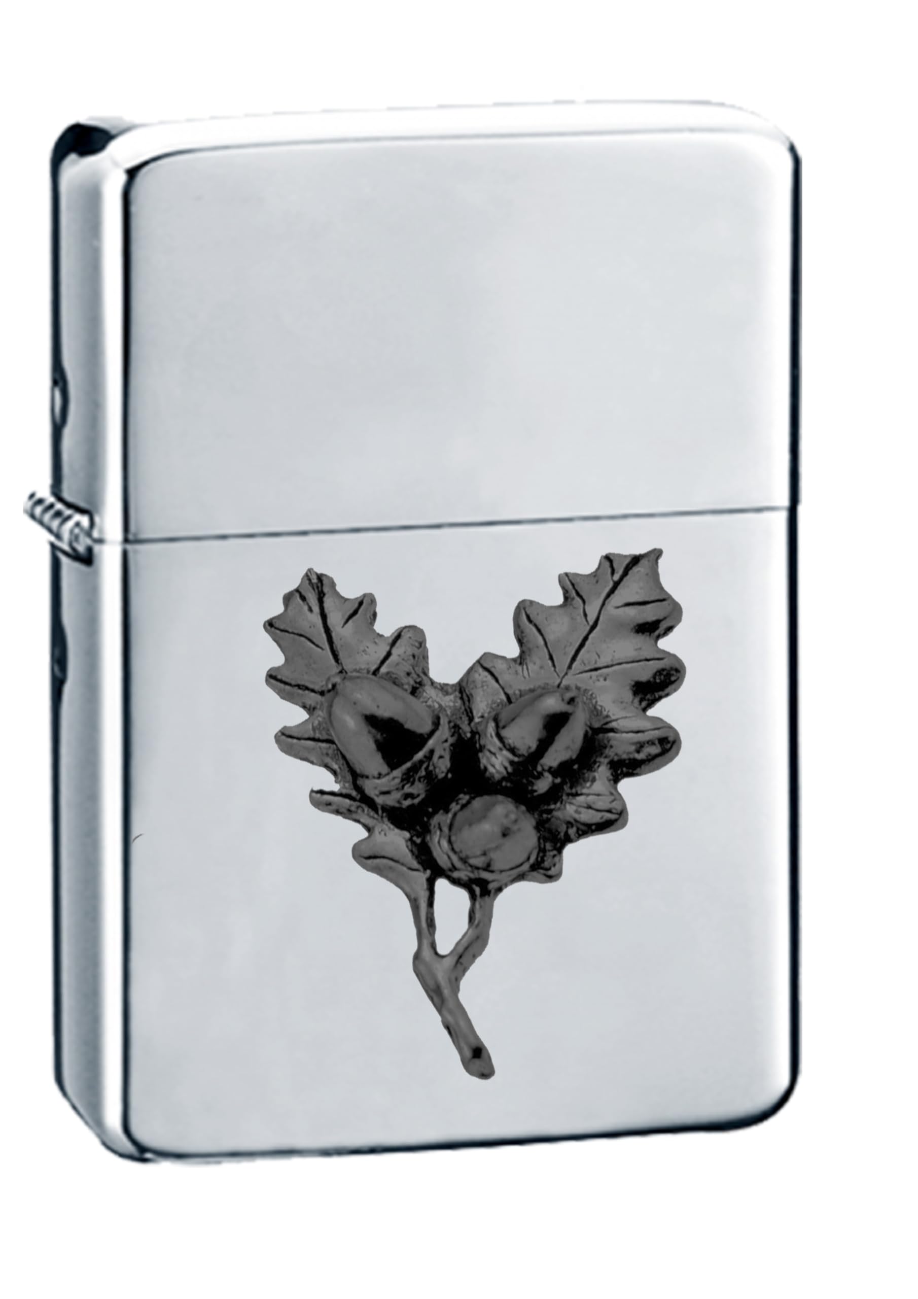 Briquet C24 en étain anglais rechargeable qui ne s'use pas avec finitions chrome