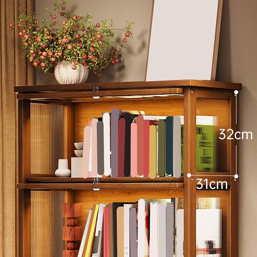 Amazon｜MJKQ9 鍵付き 本棚 透明扉 ディスプレイケース 60*33