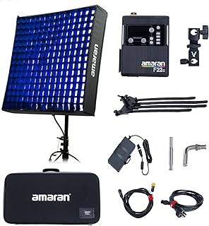 Aputure Amaran F22c RGBWW 200W Flexible LED Studio Continuous Photo Lighting 2500k-7500k Supports APP Control DMX 15 Built-in Lighting FX