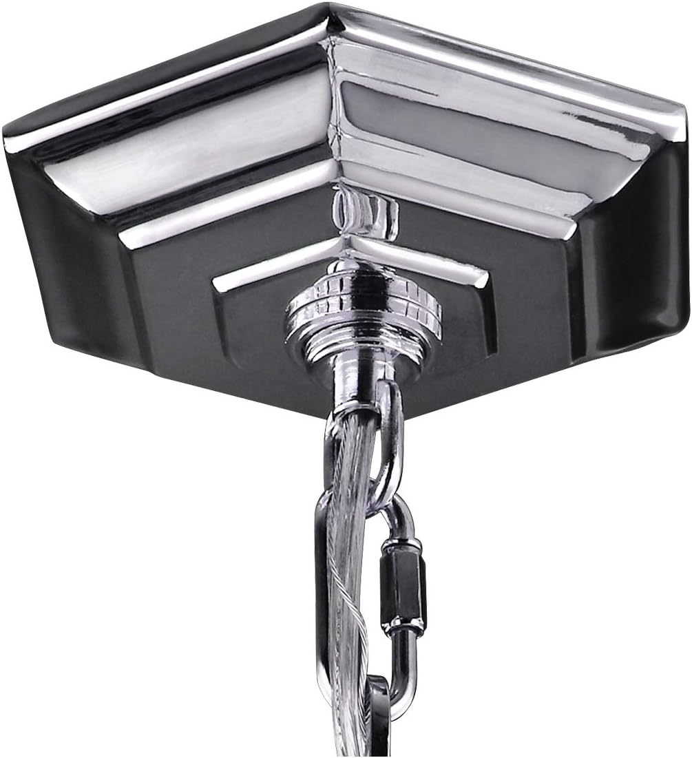 Get Special Price Feiss F3059/3PN Corinne Orb Crystal Inlay Pendant Lighting, Chrome, 3-Light (11Dia x 14H) 180watts