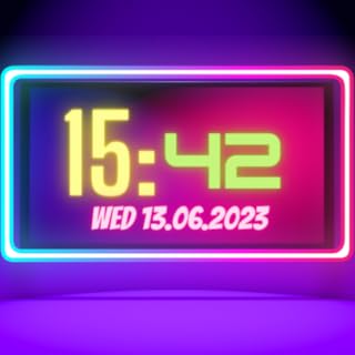 Amazing Colorful Rainbow Clock HD - Analog And Digital Clock Natural Screensaver beautiful Wallpaper & Event Manager