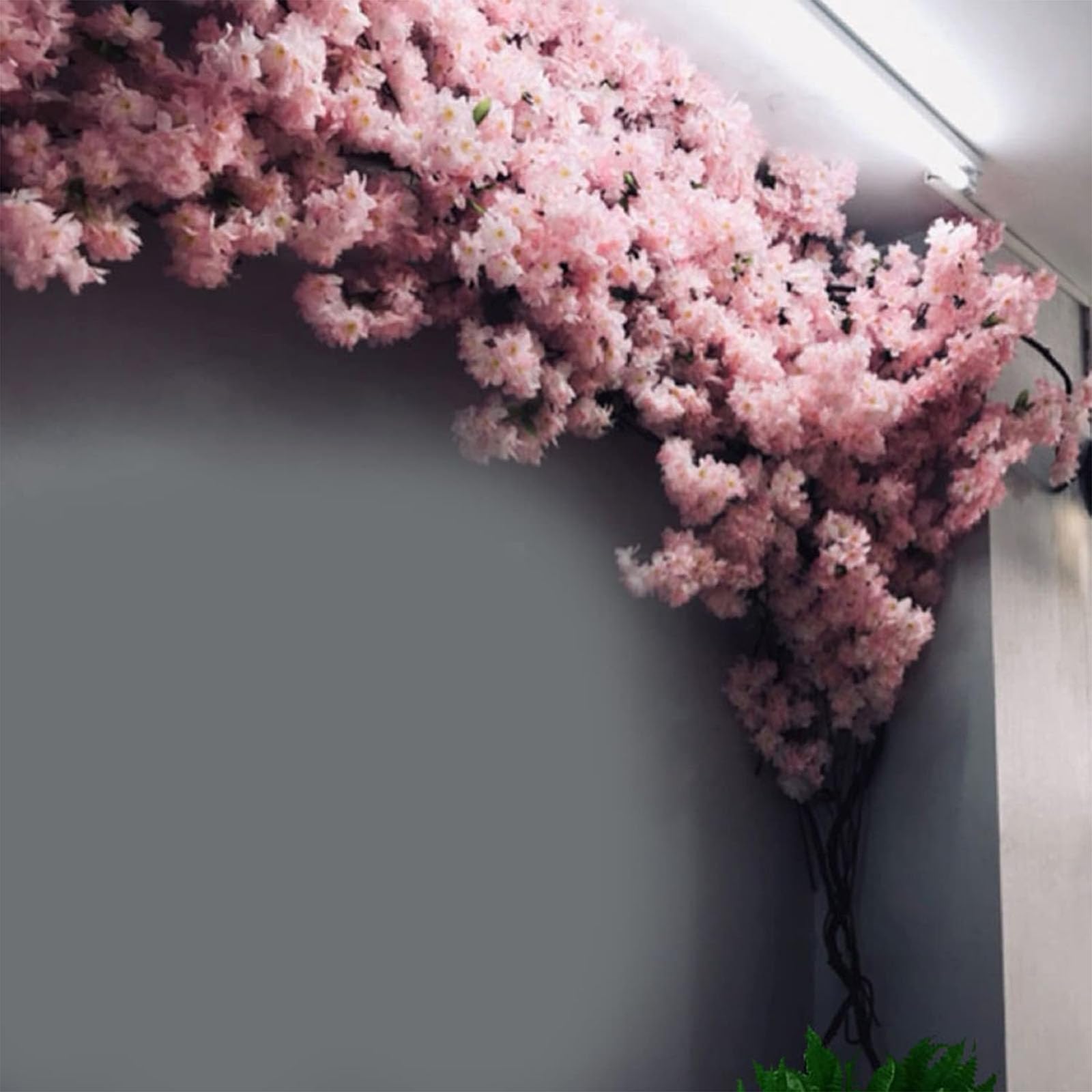 IUokLU Artificial Plants Indoor, 20-Branch Artificial Cherry Blossom Tree Indoor Outdoor Multicolor (007)