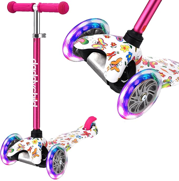3 Wheel Scooters for Kids, Kick Scooter for Toddlers 38 Years Old, Boys and Girls Scooter with