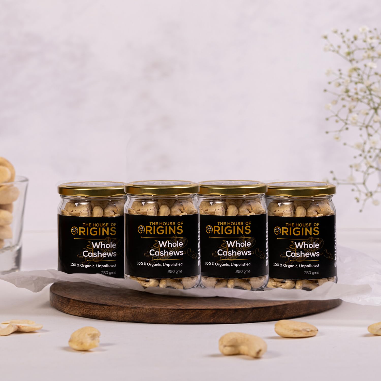 The House Of Origins | Premium Goan Kaju | Goa Cashew nuts | Kaju 1kg | Unsalted Cashew | Dry Fruits - 1 kg (Pack of 4) (B0CH93G8MR) Amazon Price History, Amazon Price Tracker