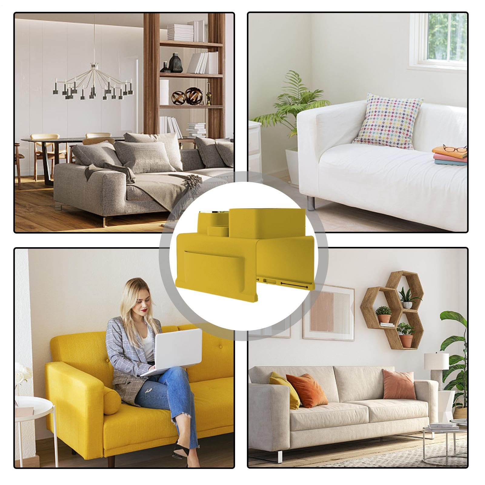 Silikon-Getränkehalter für Sofa-Arme: Flexibles Sofa, Getränkehalter mit