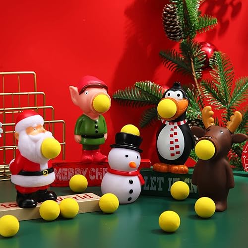Miniatura 3 de Juguetes de Navidad para reventar, juguete de espuma con bolas de espuma de disparo, bolas de espuma de hasta 20 pies para niños, exteriores,