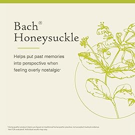 Bach Original Flower Remedies, Honeysuckle - Embrace The Now - Natural Homeopathic Flower Essence for Emotional Balance - Vegan, Gluten Free, Sugar Free - 20mL Dropper