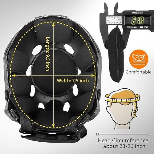 Miniatura 5 de ATAIRSOFT Casco táctico rápido para paintball y airsoft tipo PJ