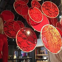 Vista 7 de Caydo Juego de 12 Piezas Aros de Bordado de 6 Pulgadas Set a Granel Aro Circular de Punto de Cruz Anillo Redondo