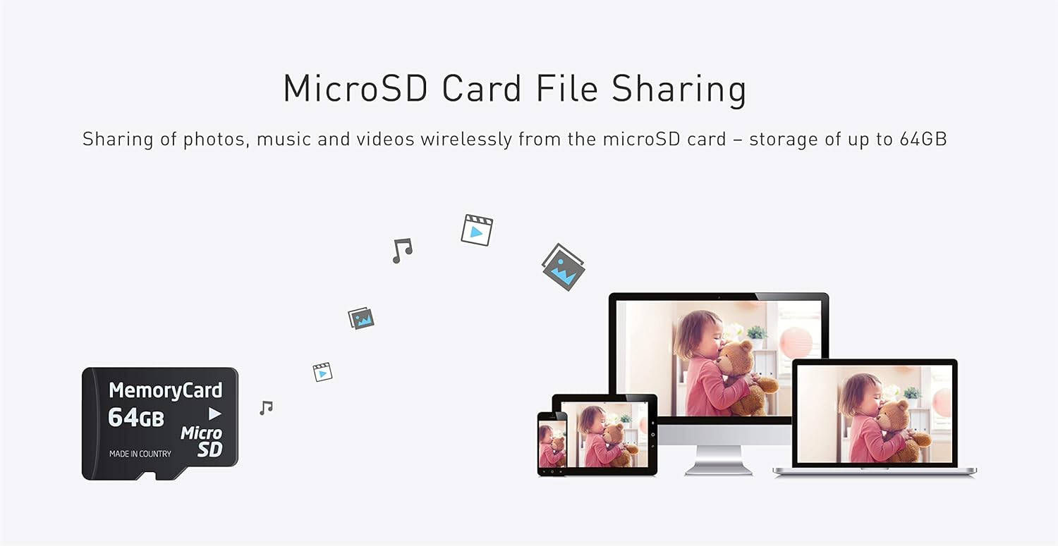 Graphic illustrating 10 hours of 4G sharing with Prolink PRT7011L