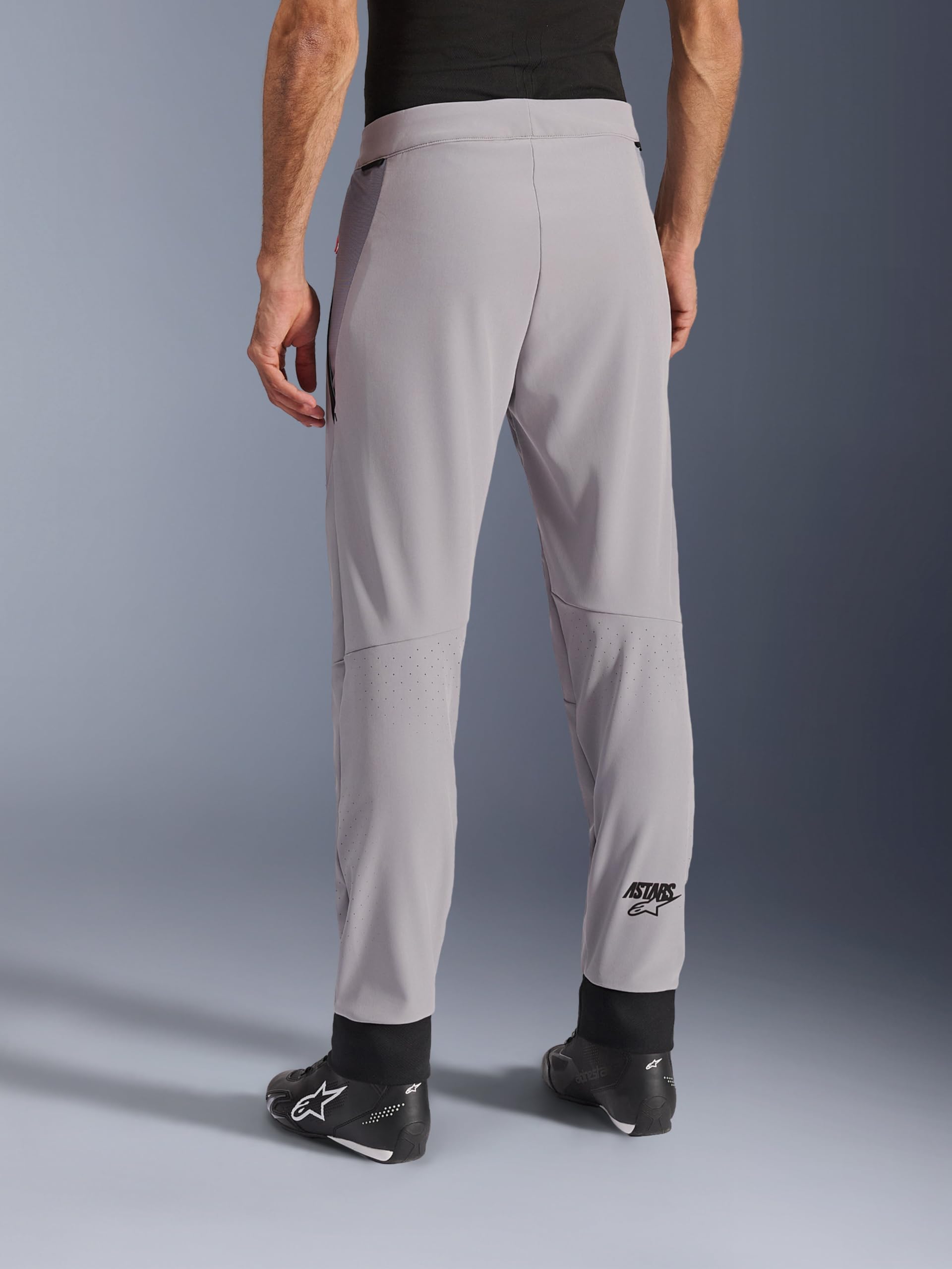 Alpinestars Aeroshell Airflow Pantaloni tessili per motociclette, grigio, S