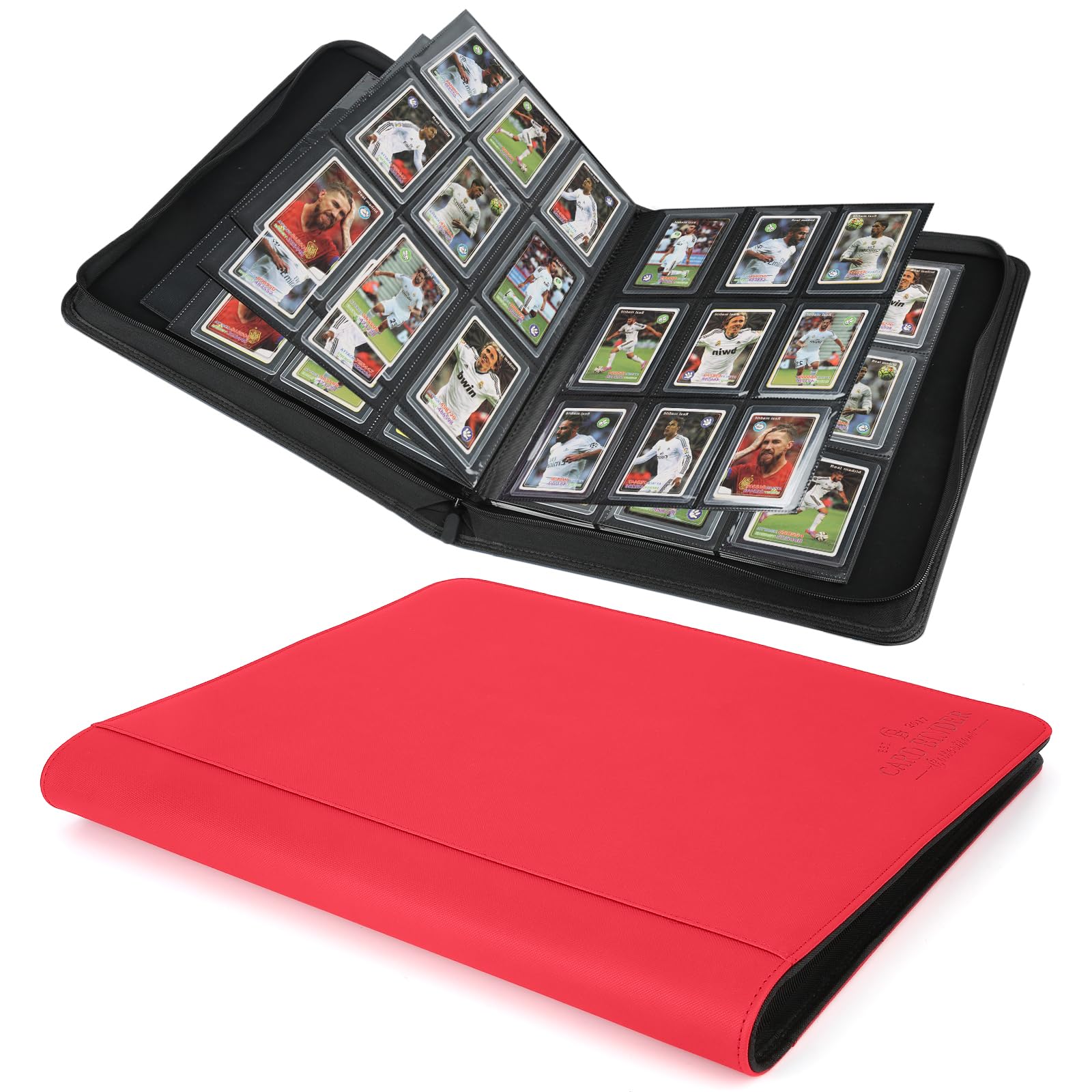 Amazon.com: CARDBINDER 9-Pocket Toploader Binder, Holds 288 Cards