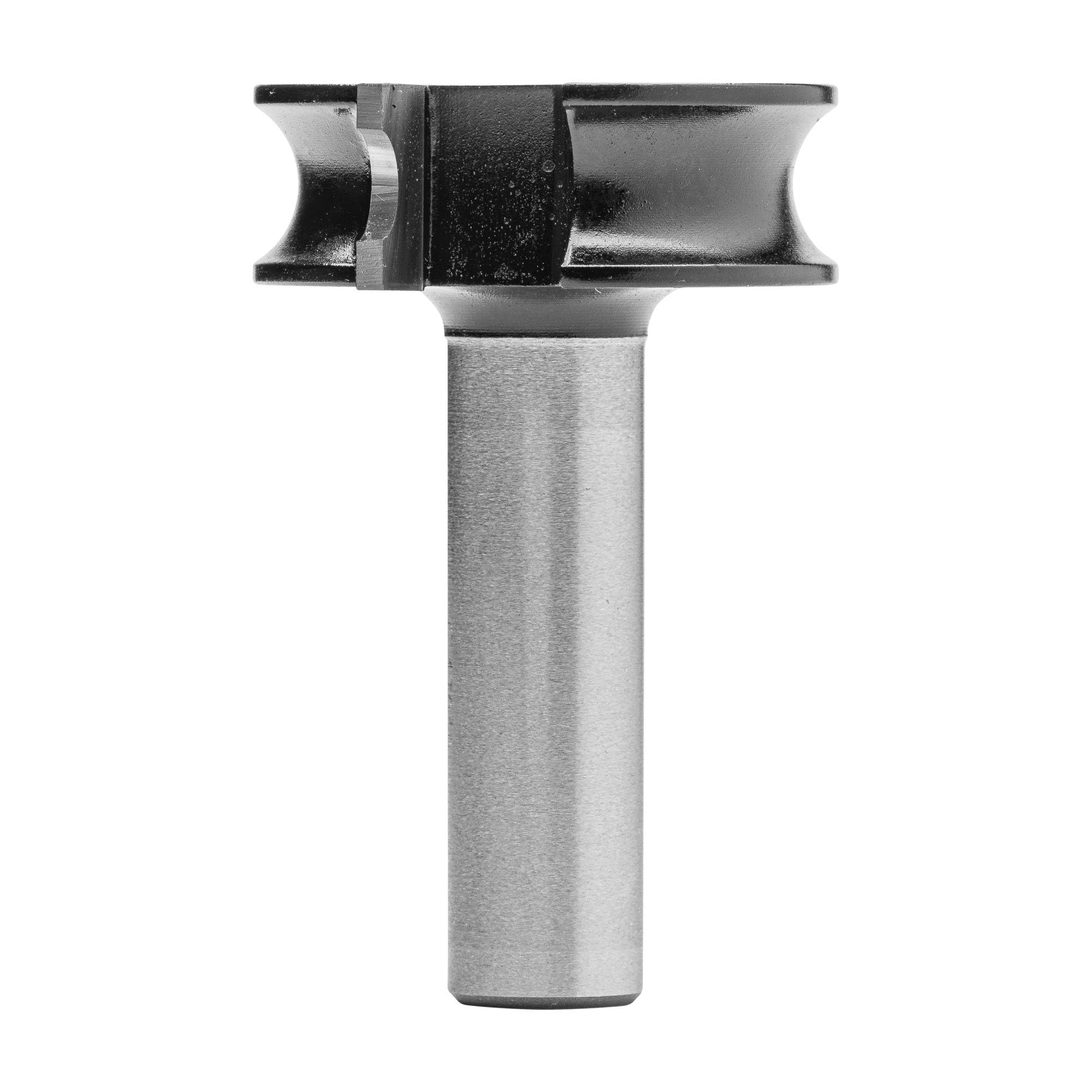ENT 17010 Fresa redonda convexa, en carburo, Vástago (S) 12 mm, Diámetro (D) 38,1 mm, NL 6,35 mm, R 3,18 mm, SL 40 mm