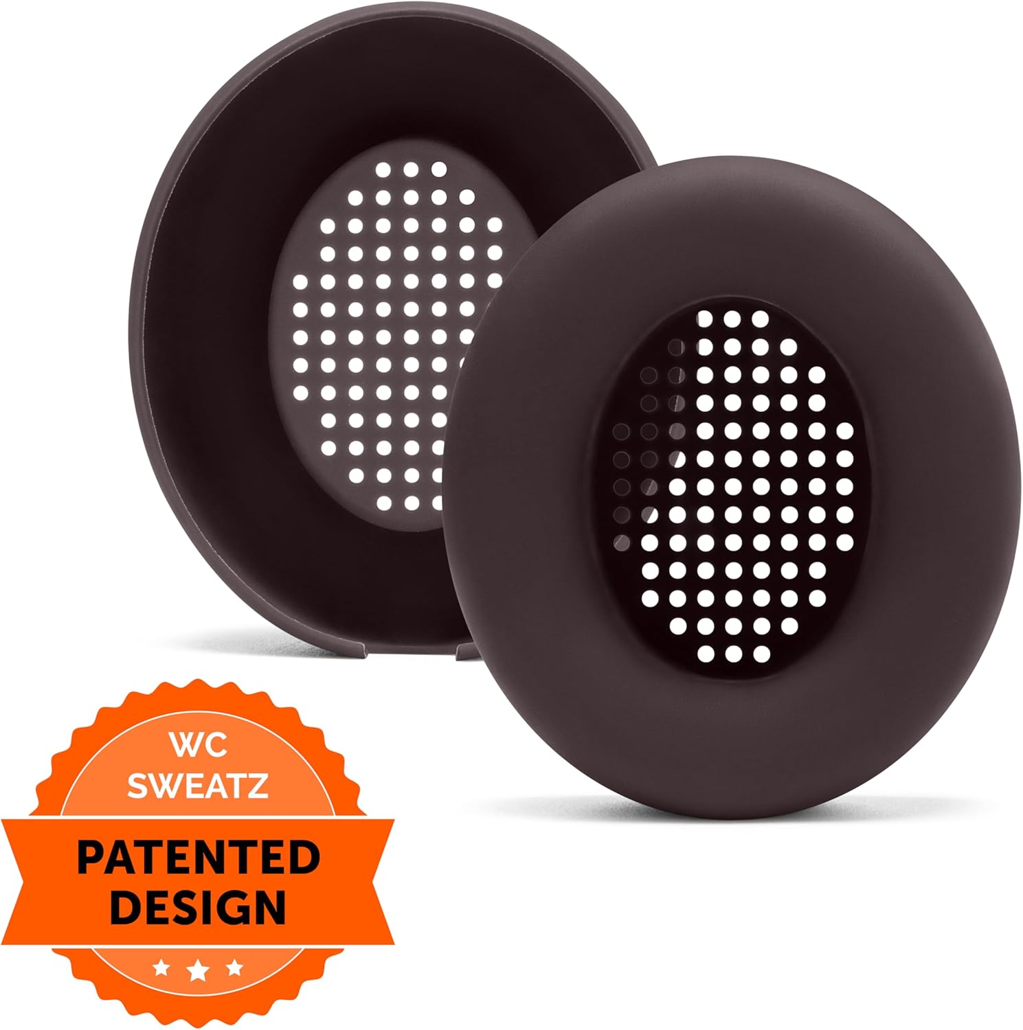 WC SweatZ Studio Pro - Patented Protective Silicone Earpad Covers for Beats Studio Pro Made by Wicked Cushions | Sweatproof & Easily Washable | Brown