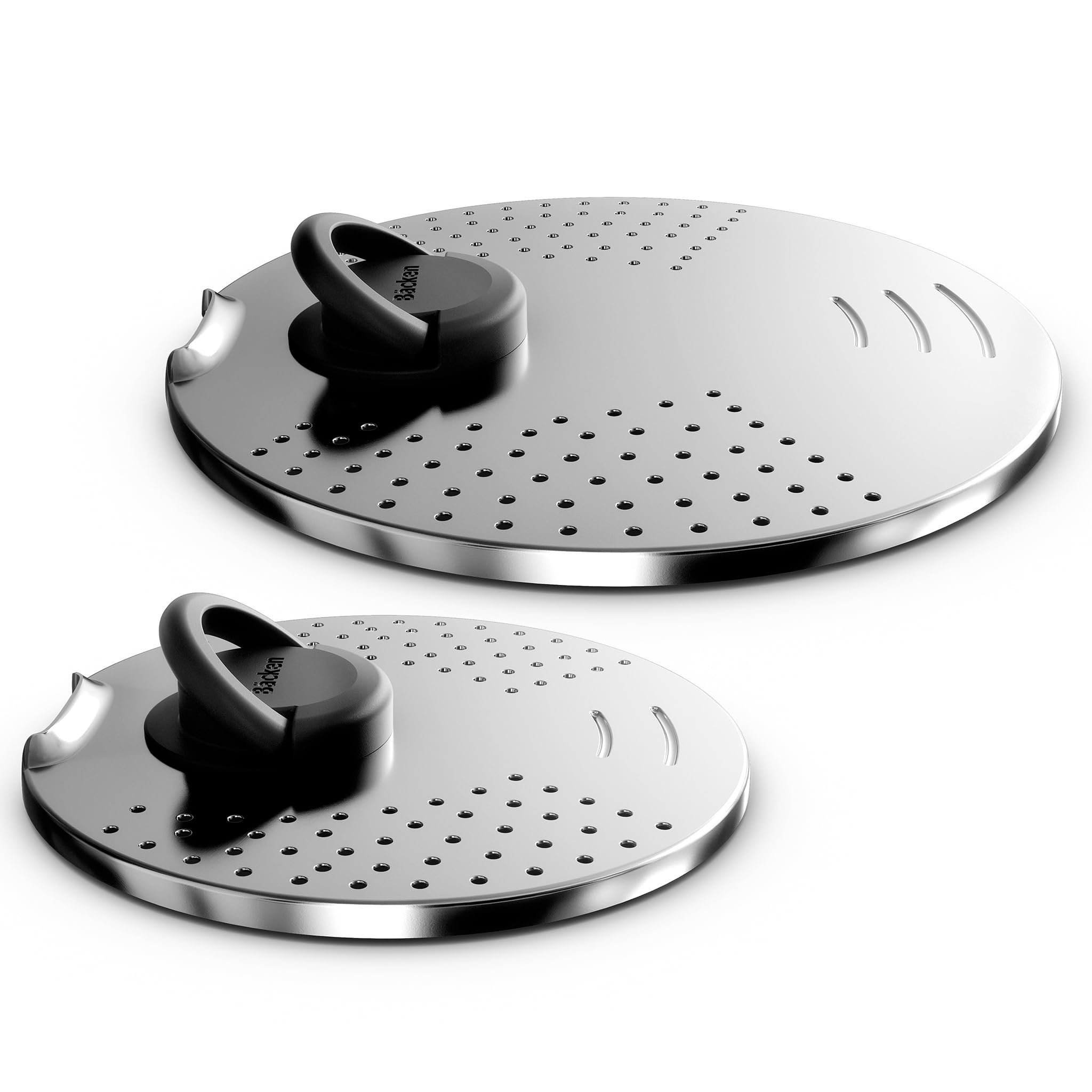 Backen 199924: Conjunto cocina 24 piezas. Incluye sartenes, ollas, wok, salteador, tapas con mangos desmontables. Apto inducción. Acero inoxidable. Compatible lavavajillas. 5 años garantía.