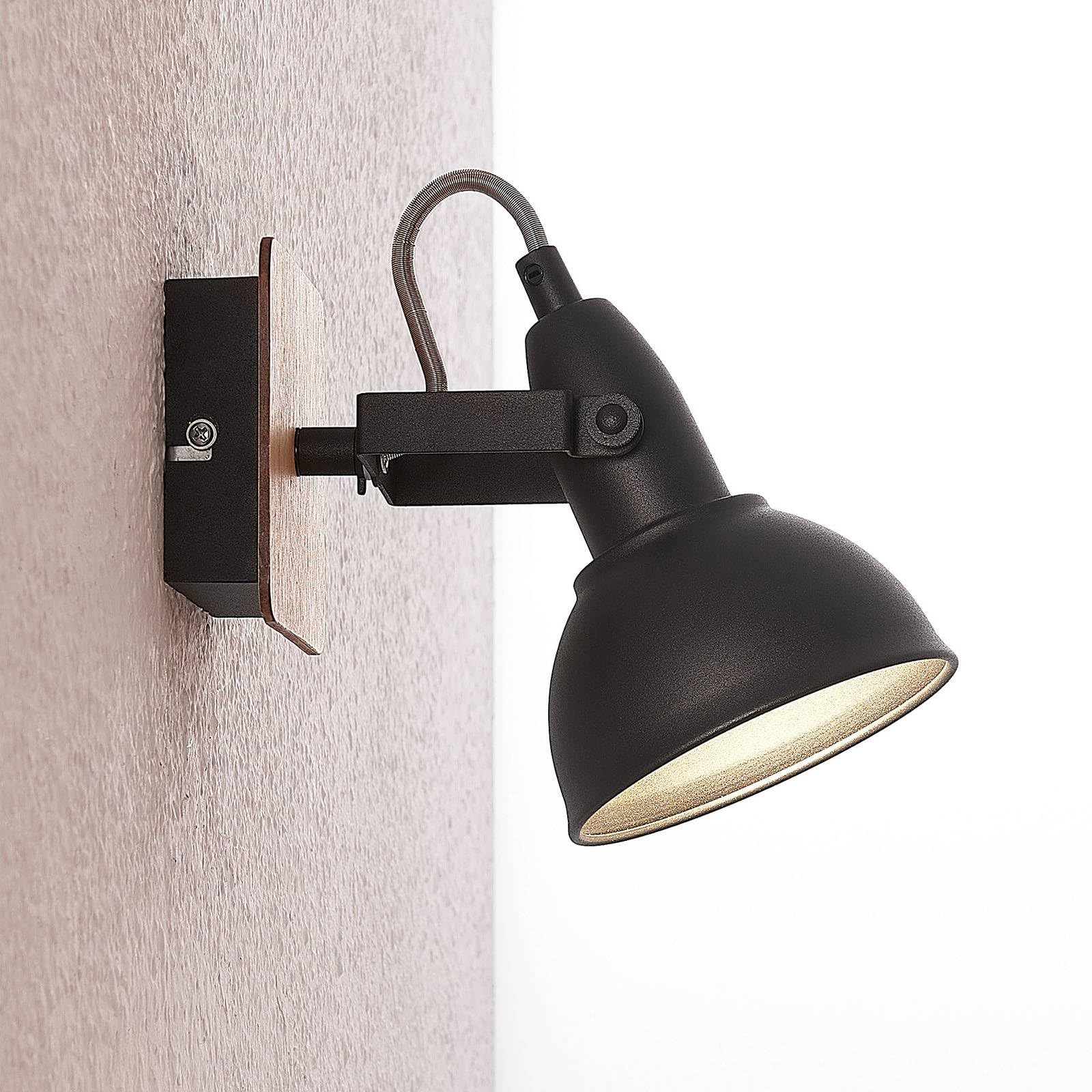 Lindby Spot Aylis à intensité variable (Modern, Industriel) en Marron Métal e. a. pour Salon & Salle manger (1 lampe,à E14) Lampe encastrable plafonnier applique