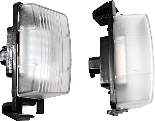 Miniatura 3 de 1 marco de soporte para placa trasera + 2 piezas de iluminación LED completa para placa Infiniti G35 G37 Reemplazo # 96252-JL00A