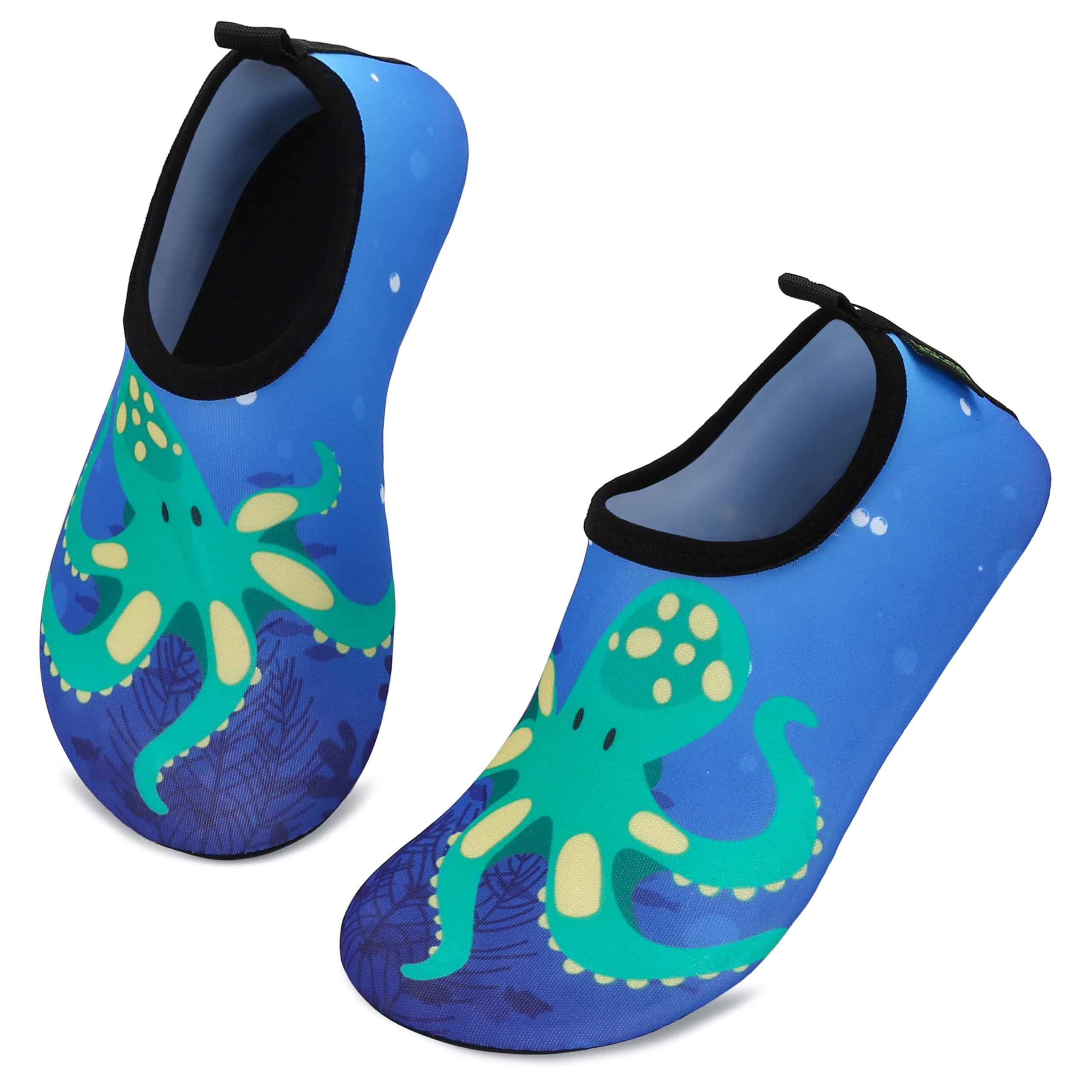 SAGUARO Kids Barefoot Water Shoes Barefoot Breathable Swim Socks Non-Slip Surf Pool Beach Yoga Footwear Size 20-37 EU