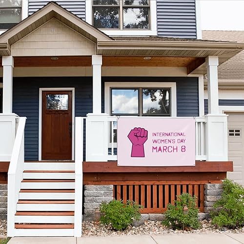 Miniatura 6 de Día Internacional de la Mujer 2024 Abrazo Equidad Telones de fondo de 47 x 71 pulgadas Fiesta de vacaciones Fondo Fotografía Interior Exterior