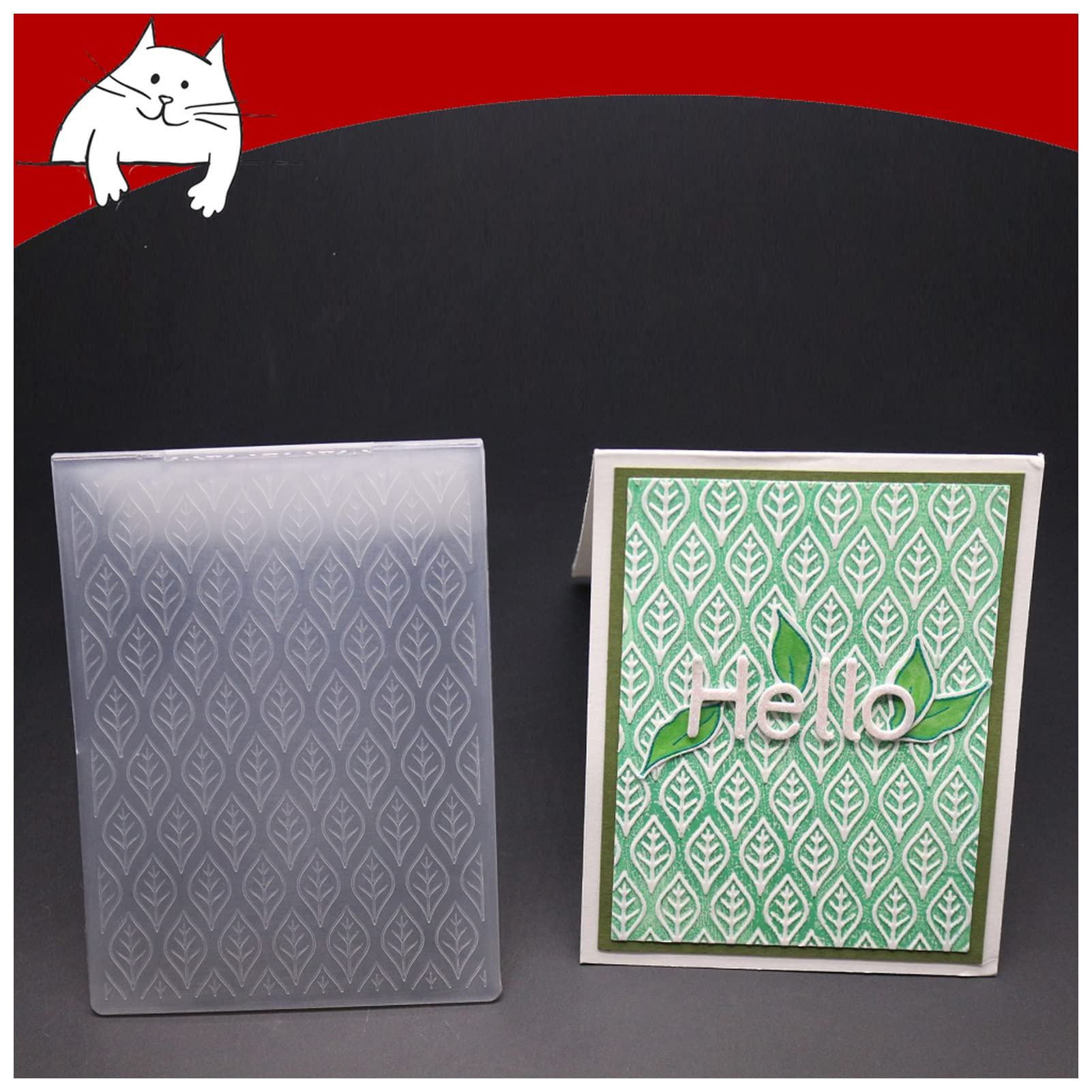 KAYLRE Folder Tree leaves Plastic Embossing Folder For Card Making Scrapbooking Paper DIY Craft Decoration Supplies A4 Folder