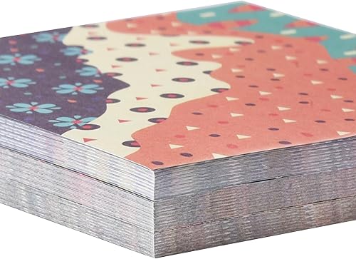 Miniatura 3 de Papel de origami de 6 x 6, 70 GSM, 150 hojas, 30 diseños de doble cara, álbum de recortes, cartulina, papel de patrón de origami, papel decorativo