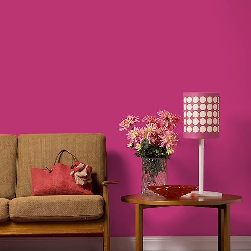 Miniatura 3 de CRE8TIVE Papel tapiz de 24 x 118 pulgadas de grosor, color rojo oscuro, para despegar y pegar, papel de contacto rojo oscuro para gabinetes, papel