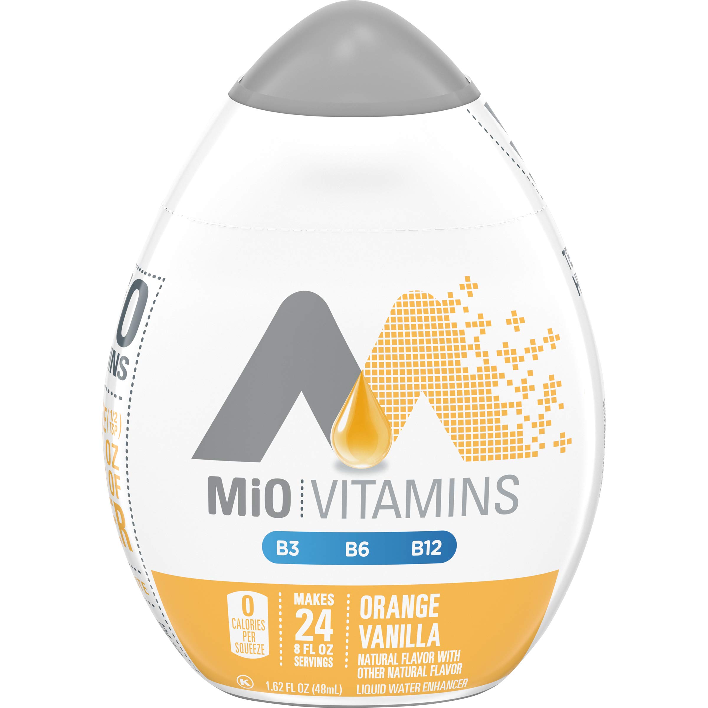 MiO Orange Vanilla Liquid Water Enhancer Drink Mix (1.62 fl oz Bottles, Pack of 12)