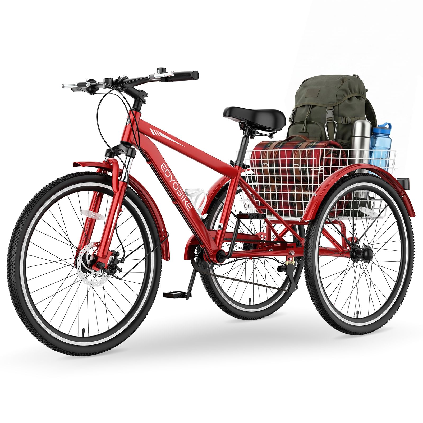 MOPHOTO Adult Mountain Tricycle