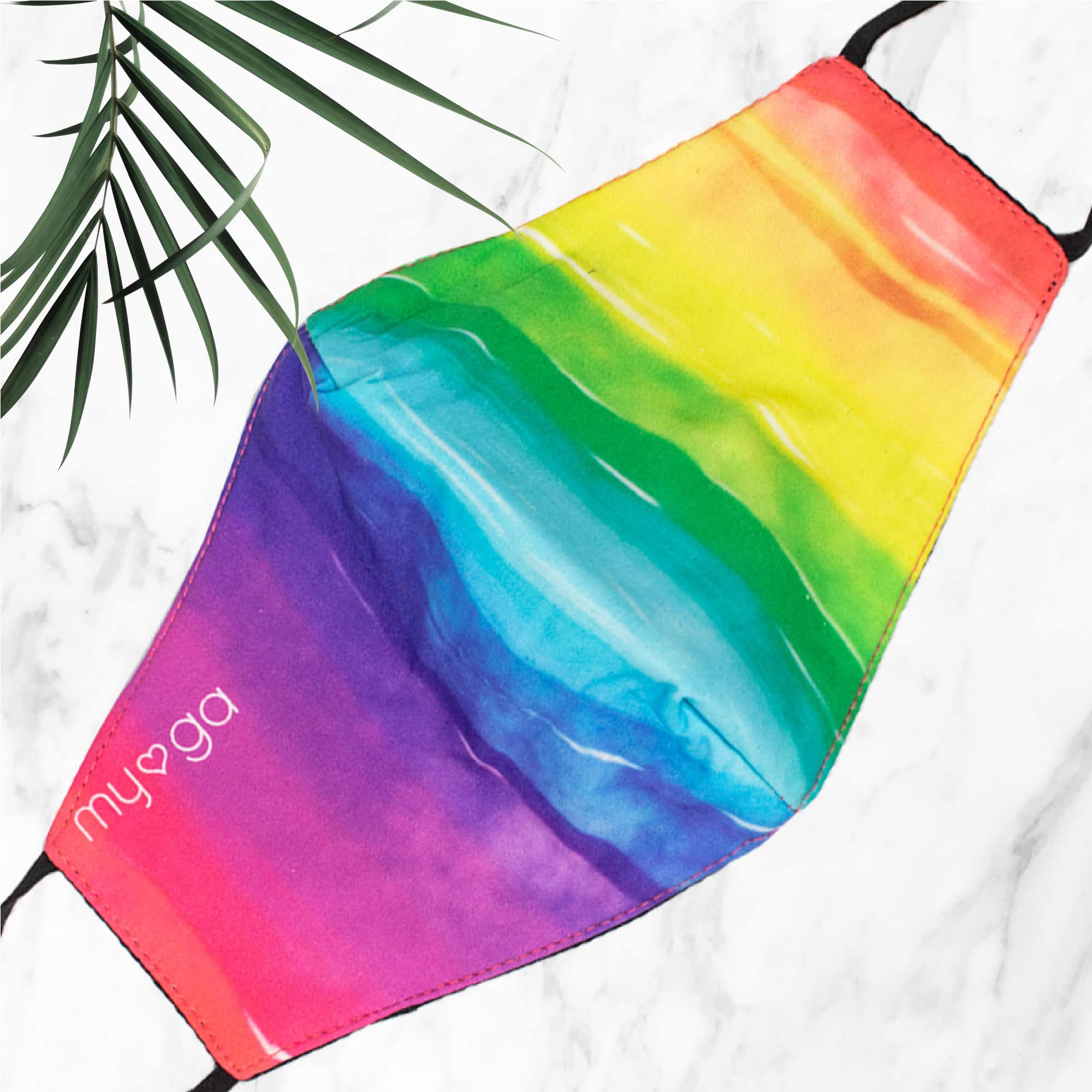 Myga Bamboo Pride tęczowa osłona twarzy - osłona maski na twarz