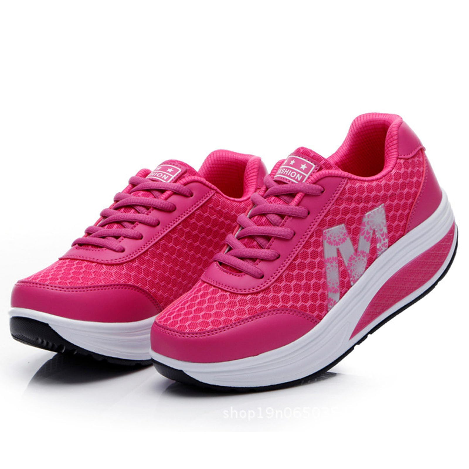 Genérico Zapatillas Ortopédicas para Mujer de Bajas Diseno Moderno Confort Outdoor Fitness Plataforma Ligeras Deportivas con Suela Alta Ideales Primavera-Verano