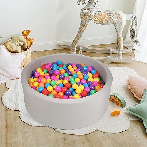 Miniatura 7 de Pack of 50 Ball Pits Balls, 2.2 inches5.5 cm, BPA Free Plastic Balls Crush Proof Ocean Balls Phthalate Free Toys for Boys Girls Toddlers Indoor