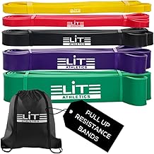 Pull Up Resistance Bands Set - Heavy Duty Loop Pull-Up Assist Exercise Bands for Stretching, Mobility, Physical Therapy, Home Workouts, Latex-Free