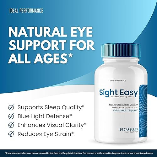 Miniatura 6 de Sight Easy Eye Vitaminas y Suplementos Minerales Cápsulas  Máxima fuerza, SightEasy para una visión saludable y apoyo a la función ocular, fórmula